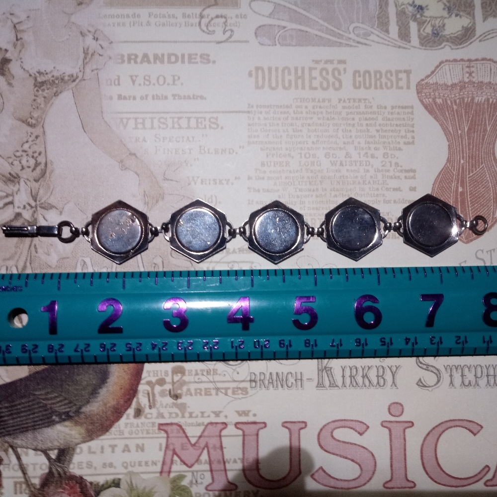 RARE ✨Vintage Liberty Mercury Head Dime Bracelet - Picture 2 of 7